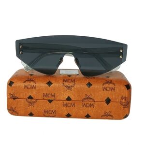 🆕️Authentic MCM MCM694S (315) Green Shield Sunglasses 🔥